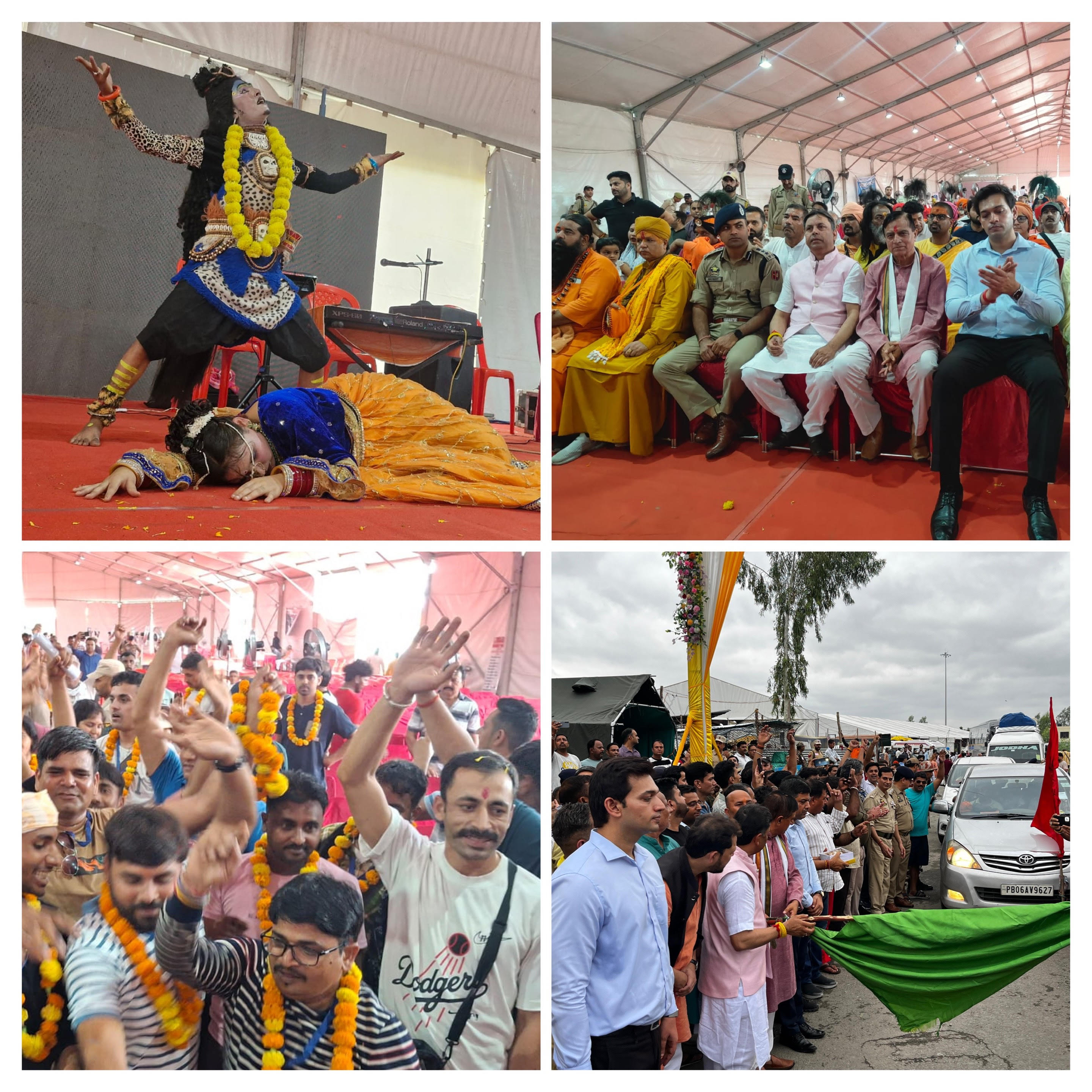 The first batch of Shri Amarnath pilgrims was formally flagged off from Lakhanpur The first batch of Shri Amarnath pilgrims was formally flagged off from Lakhanpur