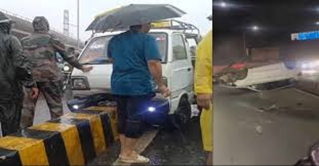 भोपाल में ब्रिज पर एक ही जगह पर दाे हादसे भोपाल में ब्रिज पर एक ही जगह पर दाे हादसे