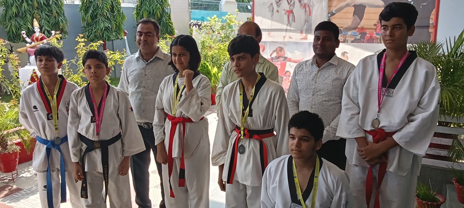 ताइक्वांडो प्रतियोगिता के प्रतिभागी खिलाड़ी ताइक्वांडो प्रतियोगिता के प्रतिभागी खिलाड़ी