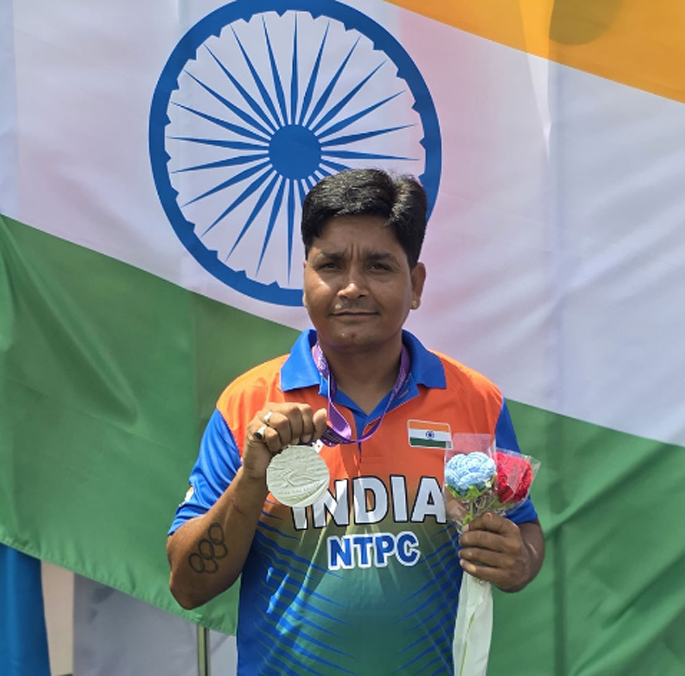 भारत को एशियाई पैरा तीरंदाजी चैंपियनशिप में रजत पदक दिलाया श्याम सुंदर स्वामी ने भारत को एशियाई पैरा तीरंदाजी चैंपियनशिप में रजत पदक दिलाया श्याम सुंदर स्वामी ने