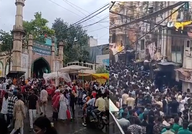 मोहर्रम पर मातमी जुलूस मोहर्रम पर मातमी जुलूस