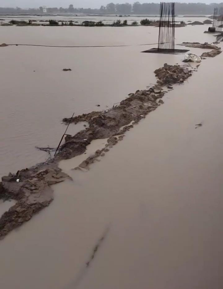 मेघा महानदी में बने रपटा थोड़ी से बारिश में टूट कर बह गया। मेघा महानदी में बने रपटा थोड़ी से बारिश में टूट कर बह गया।