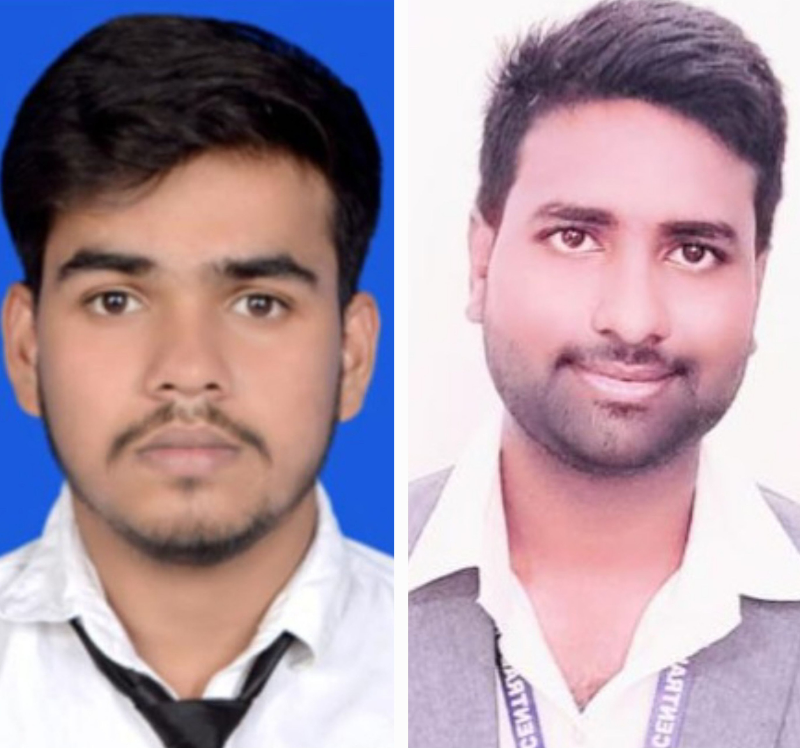 केविवि के चयनित दोनो छात्र केविवि के चयनित दोनो छात्र