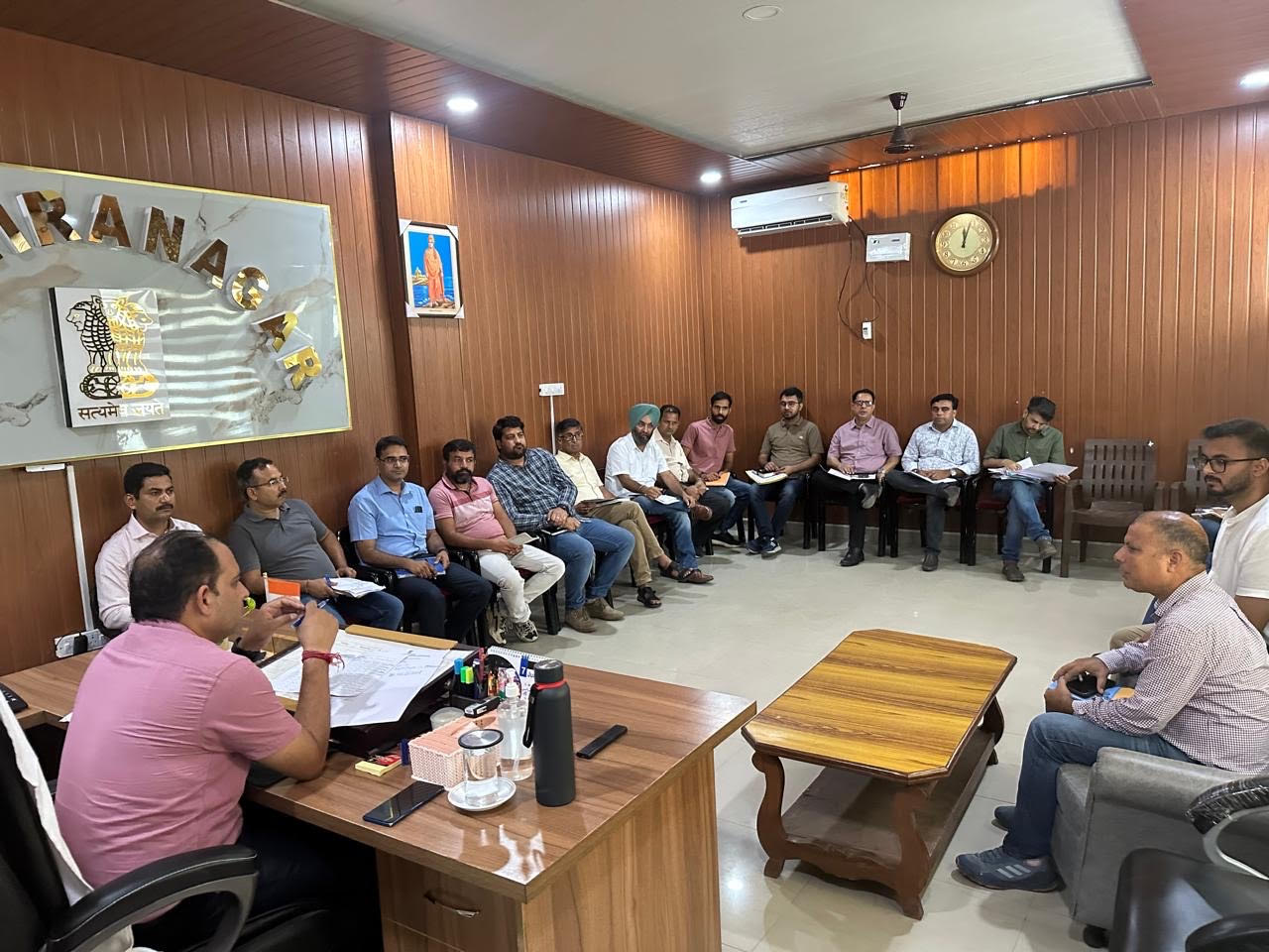 SDM Hiranagar held a review meeting of the works of various departments SDM Hiranagar held a review meeting of the works of various departments