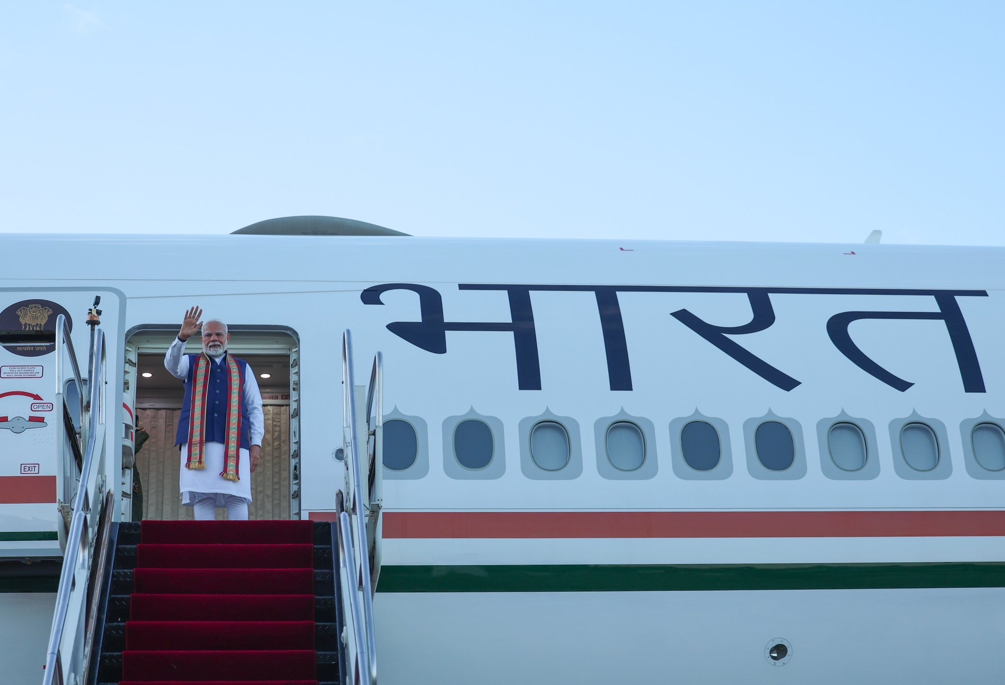 प्रधानमंत्री नरेन्द्र मोदी ब्राजील से नामीबिया के लिए रवाना हुए हैं। फोटो-प्रधानमंत्री मोदी के एक्स हैंडल से प्रधानमंत्री नरेन्द्र मोदी ब्राजील से नामीबिया के लिए रवाना हुए हैं। फोटो-प्रधानमंत्री मोदी के एक्स हैंडल से