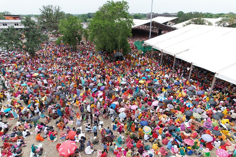 कुबेरेश्वरधाम पर गुरु पूर्णिमा महोत्सव