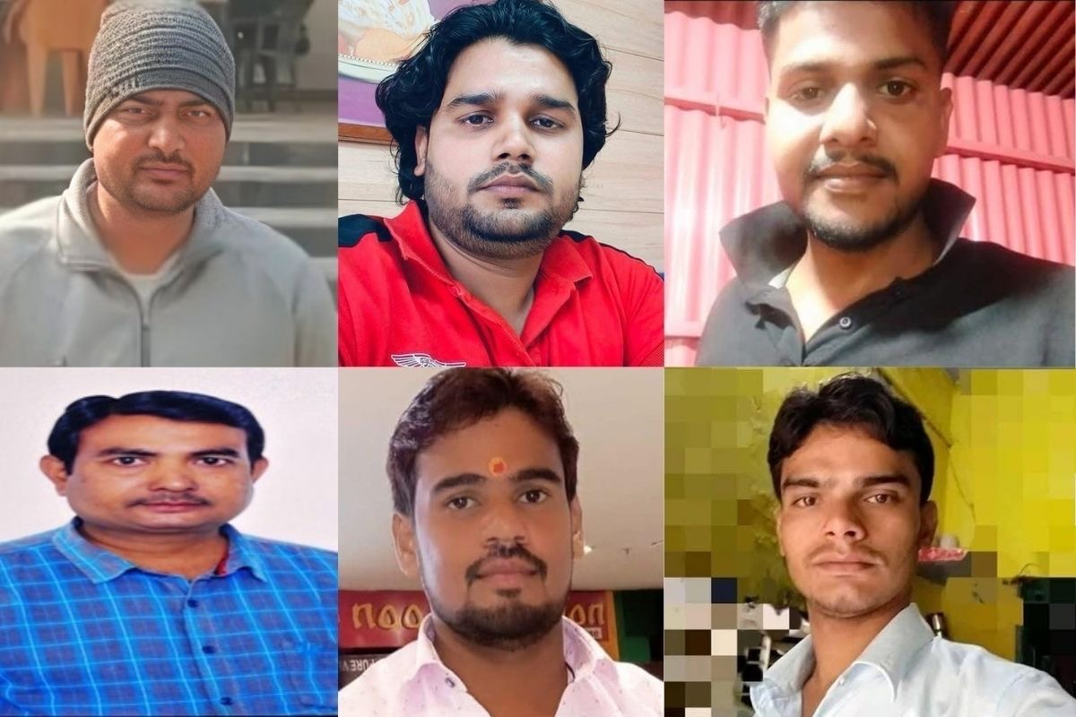 सौरभ राठौर, टिंकू राठौर (भाजपा नेता का भतीजा), लालू पटेल उर्फ शिवराज, संतोष साहू राठौर, आकाश राठौर उर्फ कल्लू और शिवम राठौर सौरभ राठौर, टिंकू राठौर (भाजपा नेता का भतीजा), लालू पटेल उर्फ शिवराज, संतोष साहू राठौर, आकाश राठौर उर्फ कल्लू और शिवम राठौर