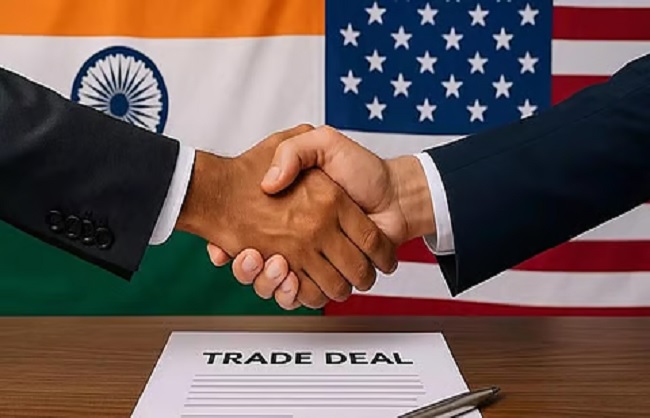 भारत और अमेरिका के लोगो का प्रतीकात्मक चित्र भारत और अमेरिका के लोगो का प्रतीकात्मक चित्र