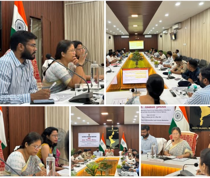 हाटशिंगीमारी में शनिवार को मंत्री नंदिता गार्लोसा समीक्षा बैठक करते हुए। हाटशिंगीमारी में शनिवार को मंत्री नंदिता गार्लोसा समीक्षा बैठक करते हुए।