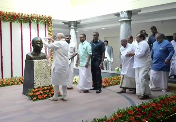 तिरुवनंतपुरम में गृह मंत्री अमित शाह