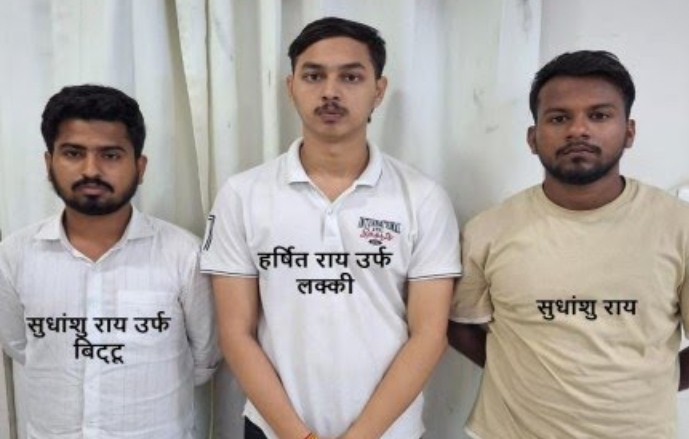 यूपी एसटीएफ ने तीन तस्कर किए गिरफ्तार (फोटो)