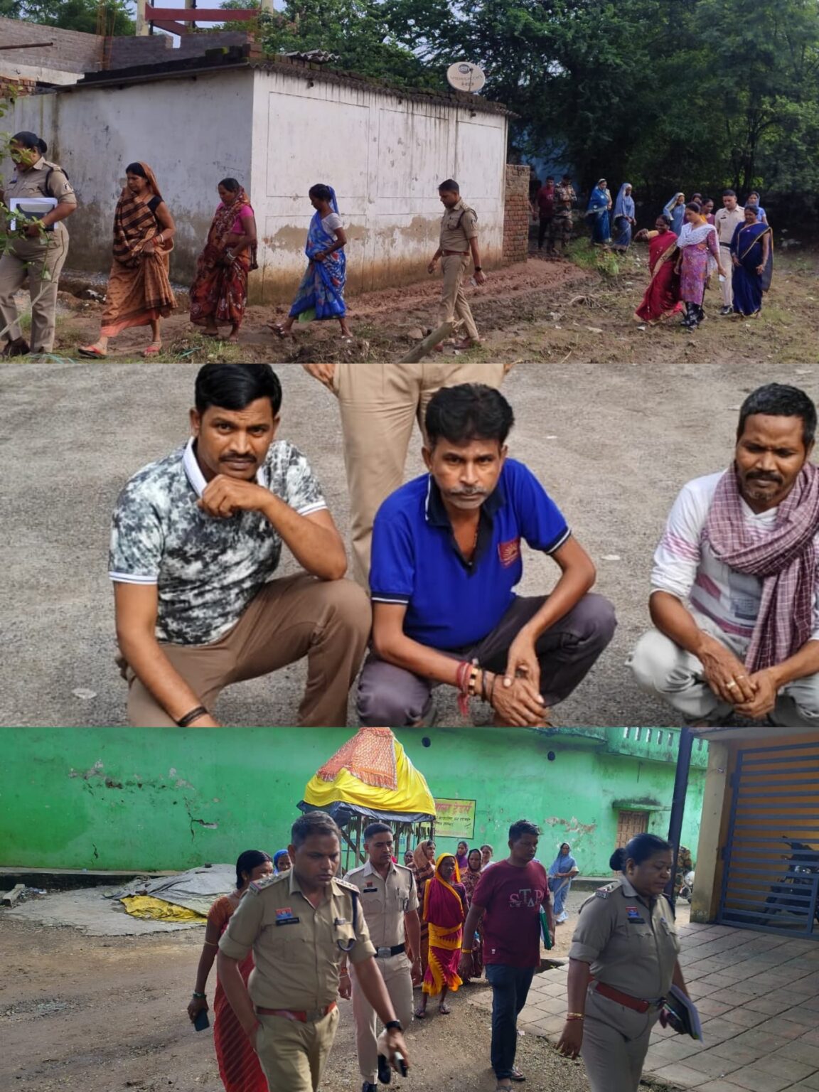 पुलिस के गिरफ्त में आरोपी पुलिस के गिरफ्त में आरोपी