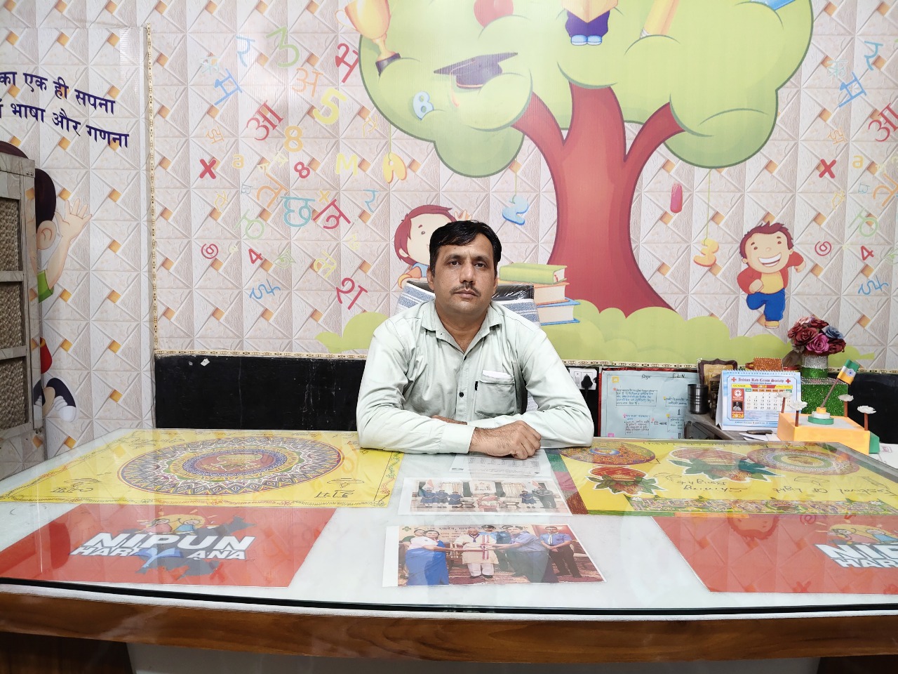 एफएलएन जिला समन्वयक राजेश वशिष्ठ। एफएलएन जिला समन्वयक राजेश वशिष्ठ।