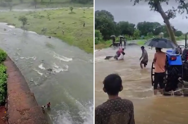 मध्य प्रदेश में भारी बारिश से कई जिलों में बाढ़ जैसे हालात मध्य प्रदेश में भारी बारिश से कई जिलों में बाढ़ जैसे हालात