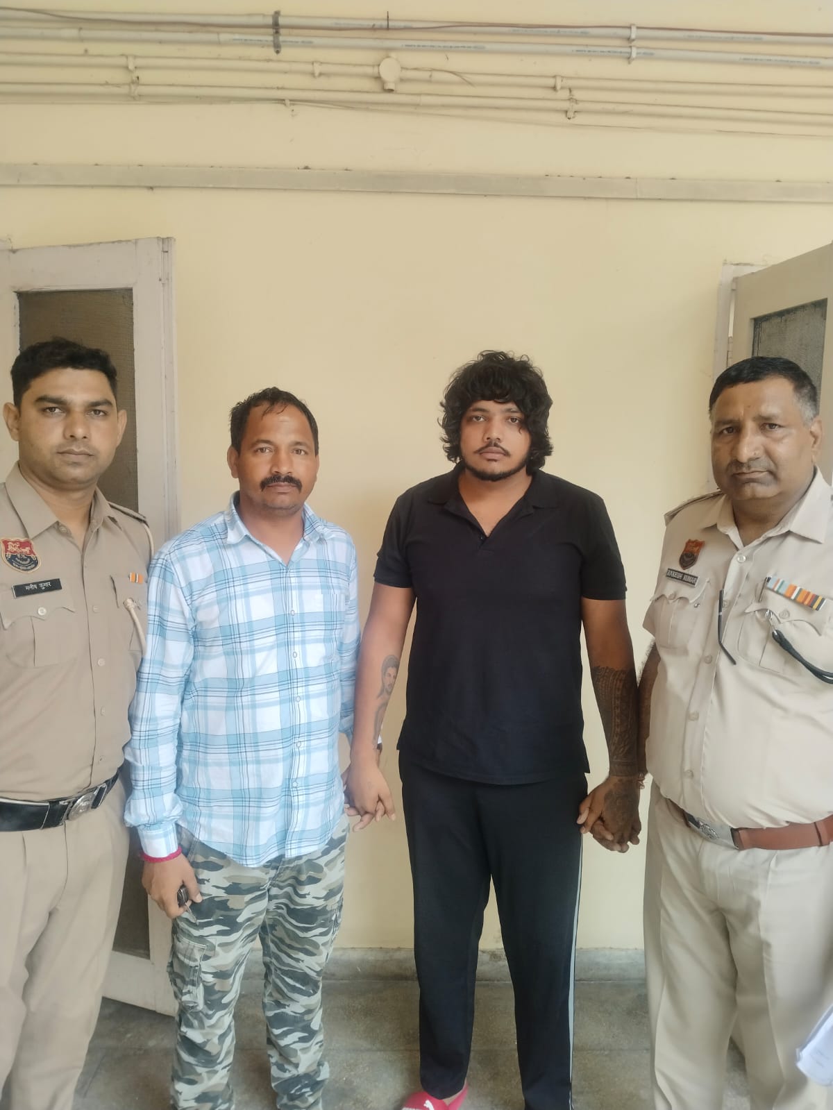 गिरफ्तार किया गया हत्यारोपित