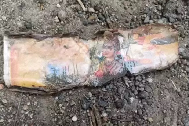 भारत माता की जली हुई तस्वीर भारत माता की जली हुई तस्वीर