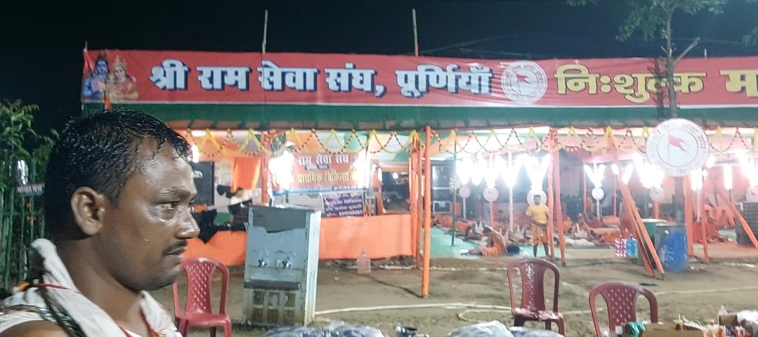 श्रीराम सेवा संघ का भव्य पंडाल