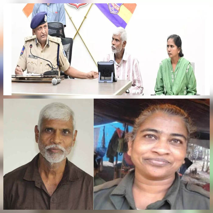 50 लाख के ईनामी नक्सली दंपति ने किया आत्मसमर्पण 50 लाख के ईनामी नक्सली दंपति ने किया आत्मसमर्पण
