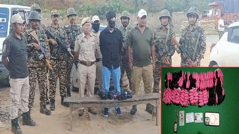 मणिपुरः सेनापति में 24 लाख रुपये की नशीली गोलियों के साथ गिरफ्तार ड्रग्स तस्कर