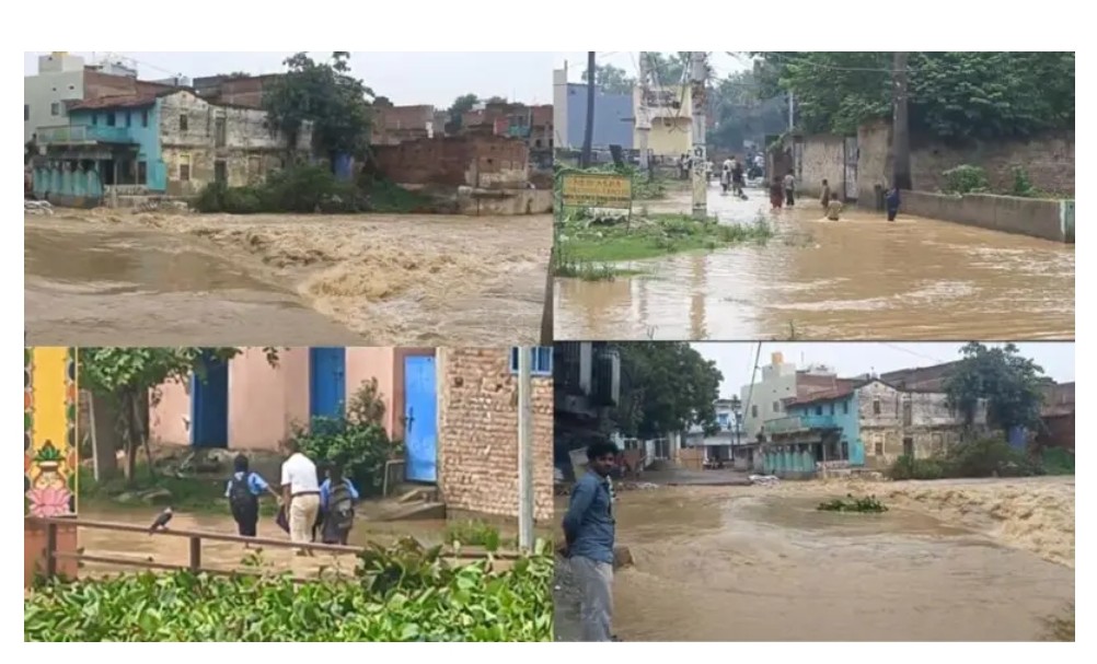 नदियों में बढ़ता जलस्तर नदियों में बढ़ता जलस्तर