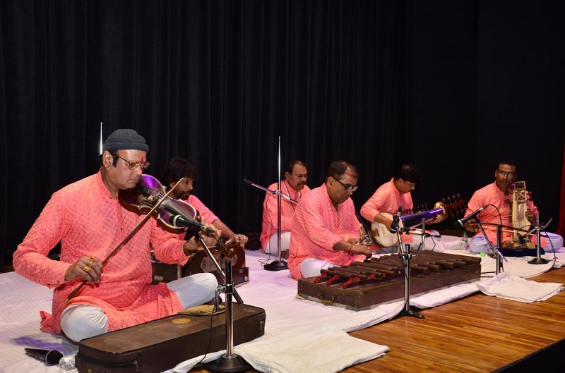 मध्य प्रदेश भवन में हुई मैहर बैंड की सांस्कृतिक संध्या