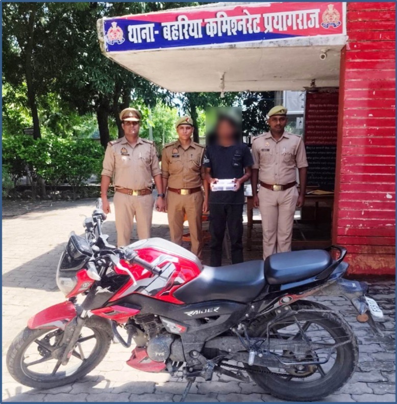 गिरफ्तार 25 हजार के इनामी का छाया चित्र गिरफ्तार 25 हजार के इनामी का छाया चित्र
