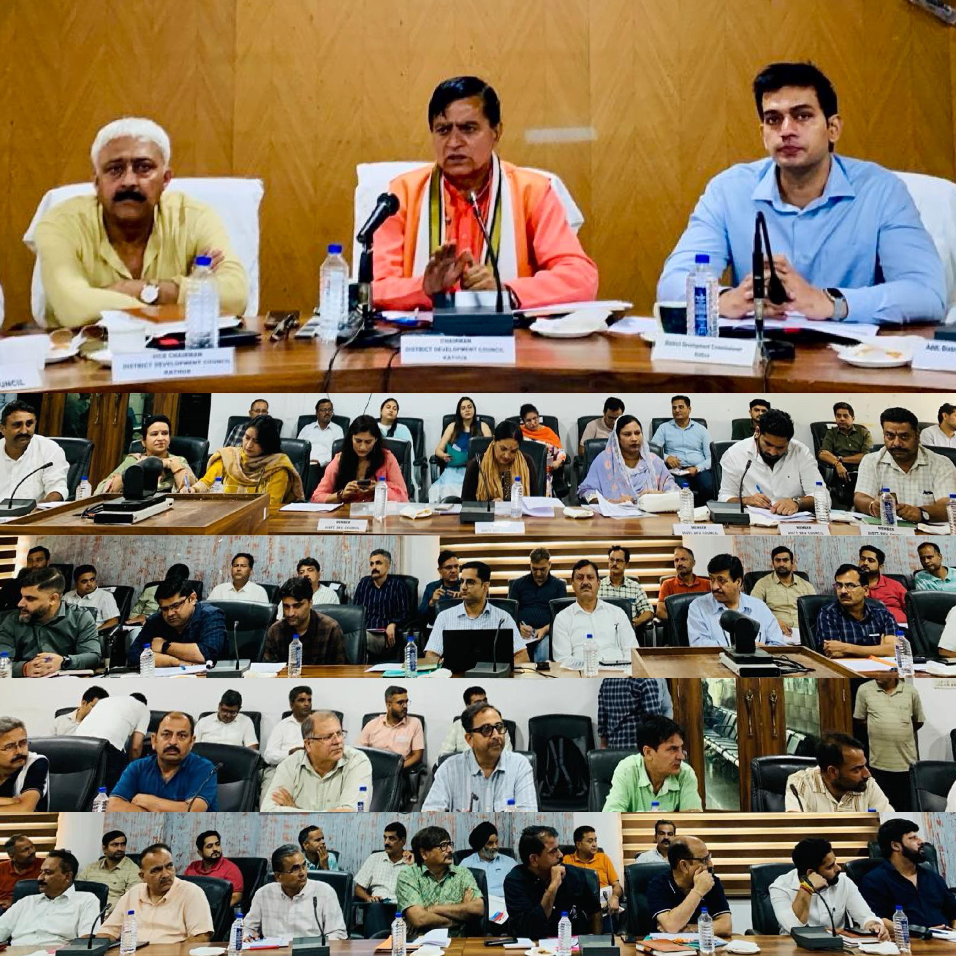DDC Kathua approves district capital expenditure budget of Rs 74.52 crore for FY 2025-26