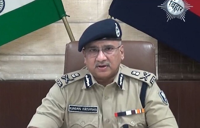 बिहार के एडीजी कुंदन कृष्णन की फोटो