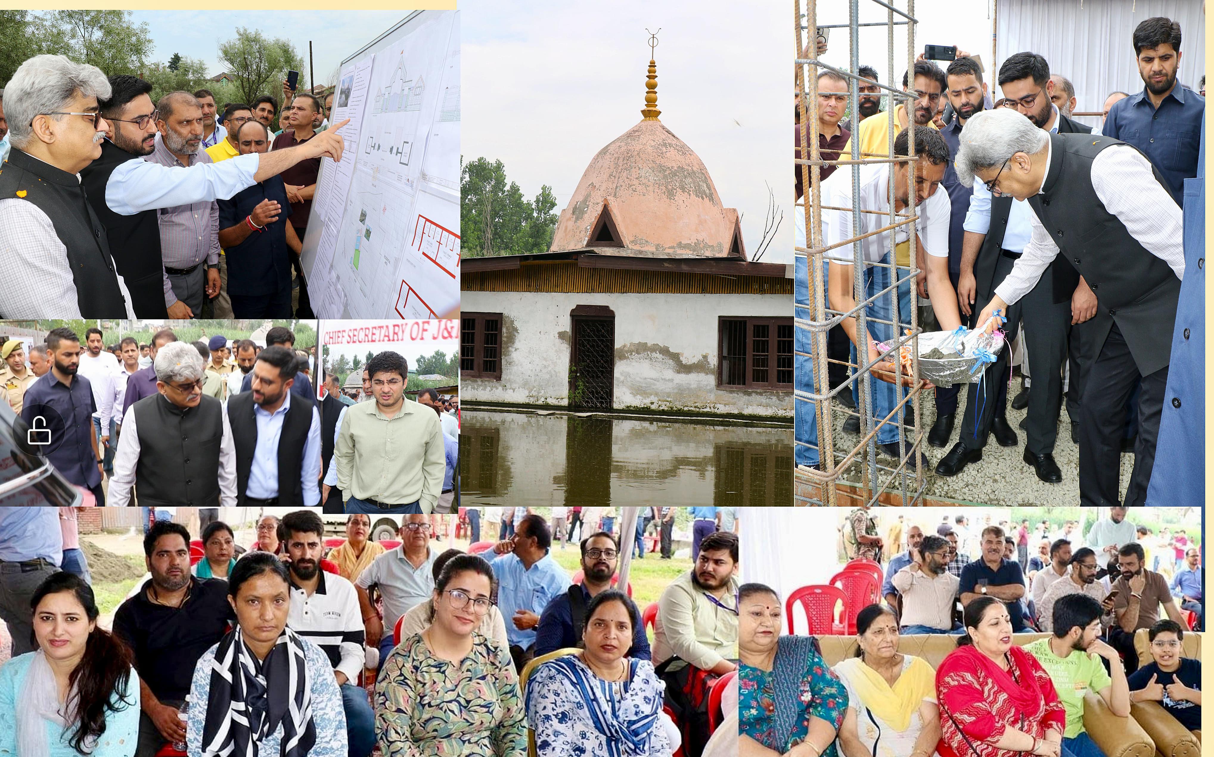 विरासत संरक्षण योजना के तहत मुख्य सचिव ने जीर्णोद्धार एवं उन्नयन कार्यों का किया शुभारंभ