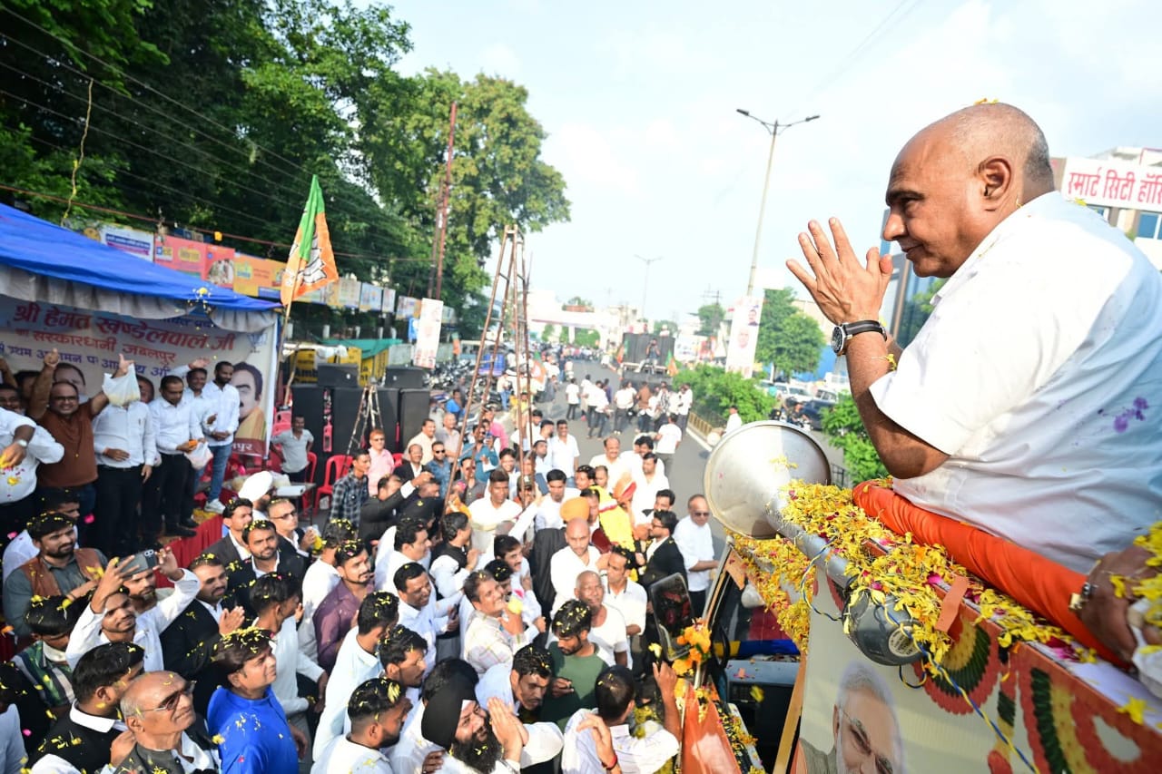 नवनिर्वाचित भाजपा प्रदेश अध्यक्ष का संस्कारधानी में अभूतपूर्व और एतेहासिक स्वागत
