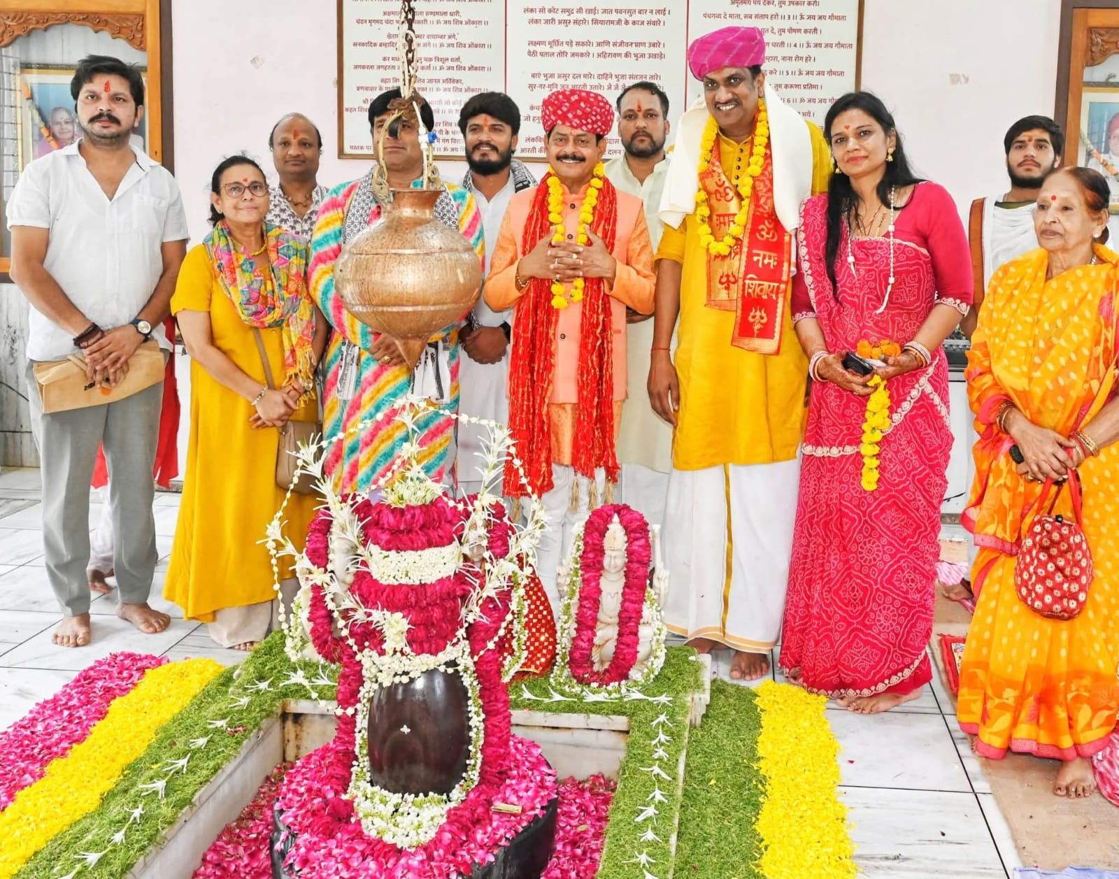 सहस्त्रघट अभिषेक कर भोलेनाथ से की गाय को राज्य माता का दर्जा दिलाने की करुण पुकार