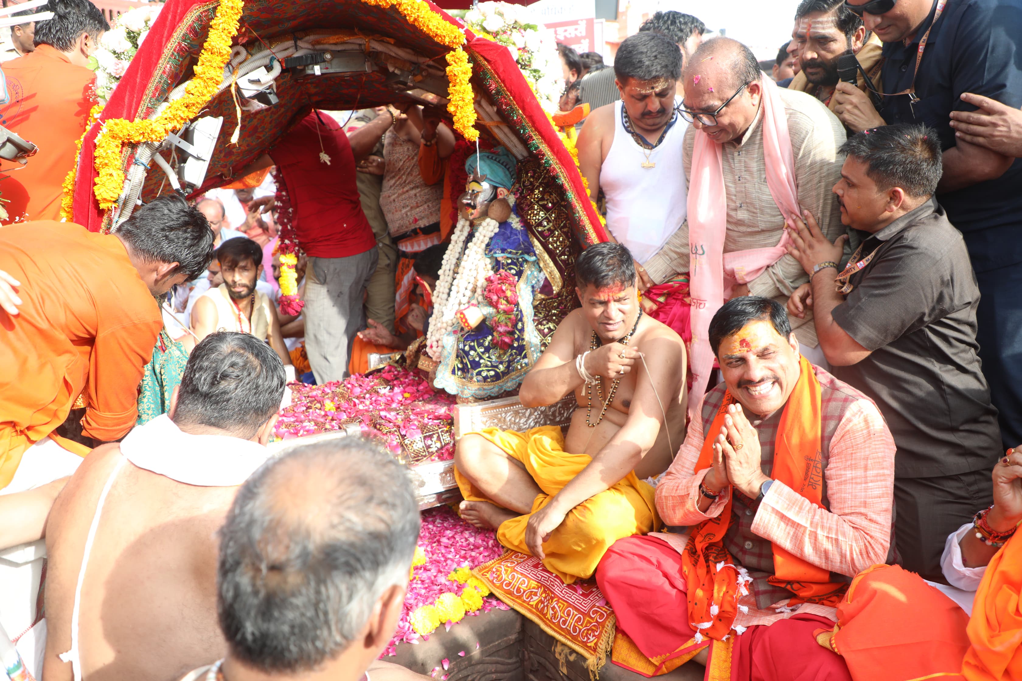 रामघाट पे की पूजा