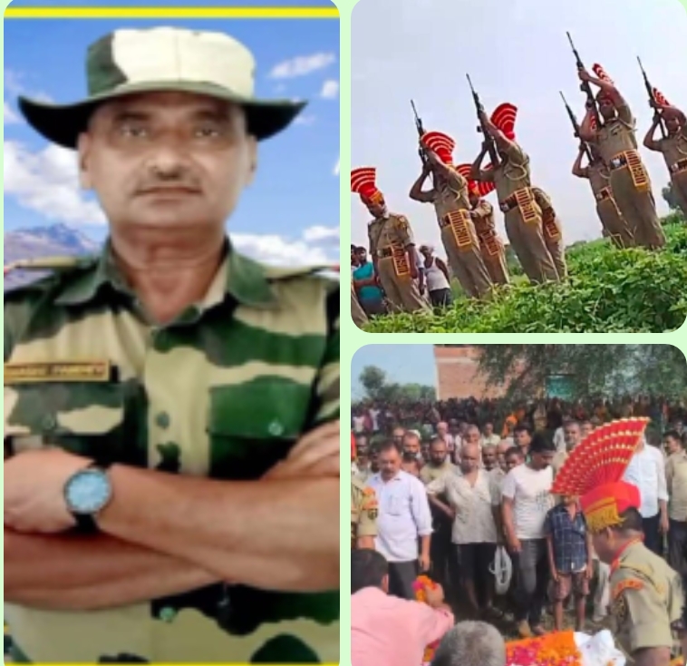 शहीद सैनिक के अंतिम संस्कार में उमड़ी भीड, सैनिक सम्मान के साथ अंतिम संस्कार शहीद सैनिक के अंतिम संस्कार में उमड़ी भीड, सैनिक सम्मान के साथ अंतिम संस्कार