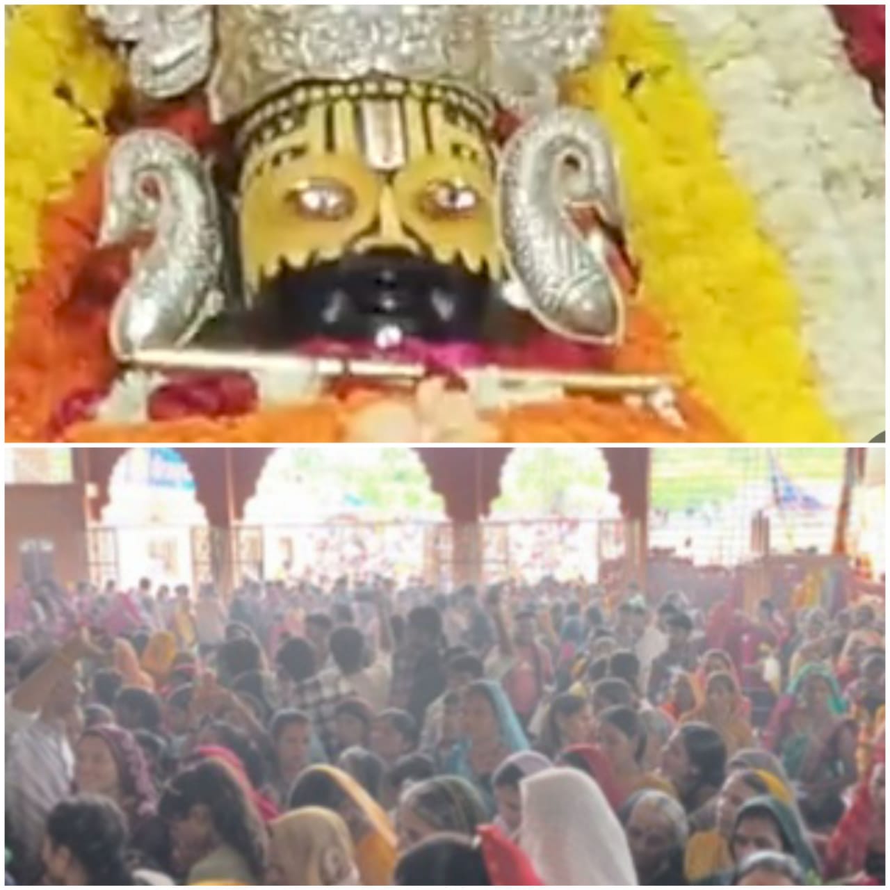 बाबा खाटू श्याम मंदिर पर उमड़ी श्रद्वालुओं की भीड़ बाबा खाटू श्याम मंदिर पर उमड़ी श्रद्वालुओं की भीड़