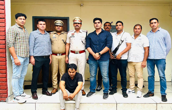सोनीपत: 50 हजार  रुपये का  इनामी बदमाश कुलदीप पुलिस की गिरफ्त में