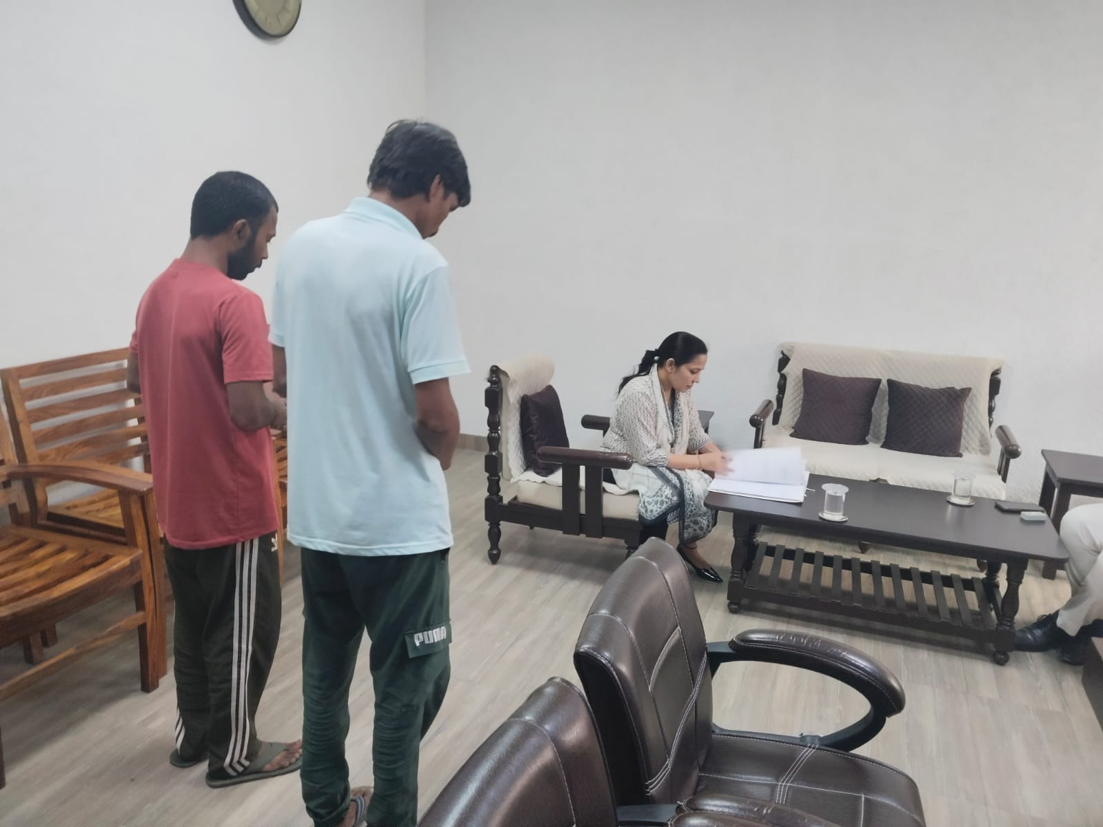 सुनवाई करते हुए सीजेएम। सुनवाई करते हुए सीजेएम।