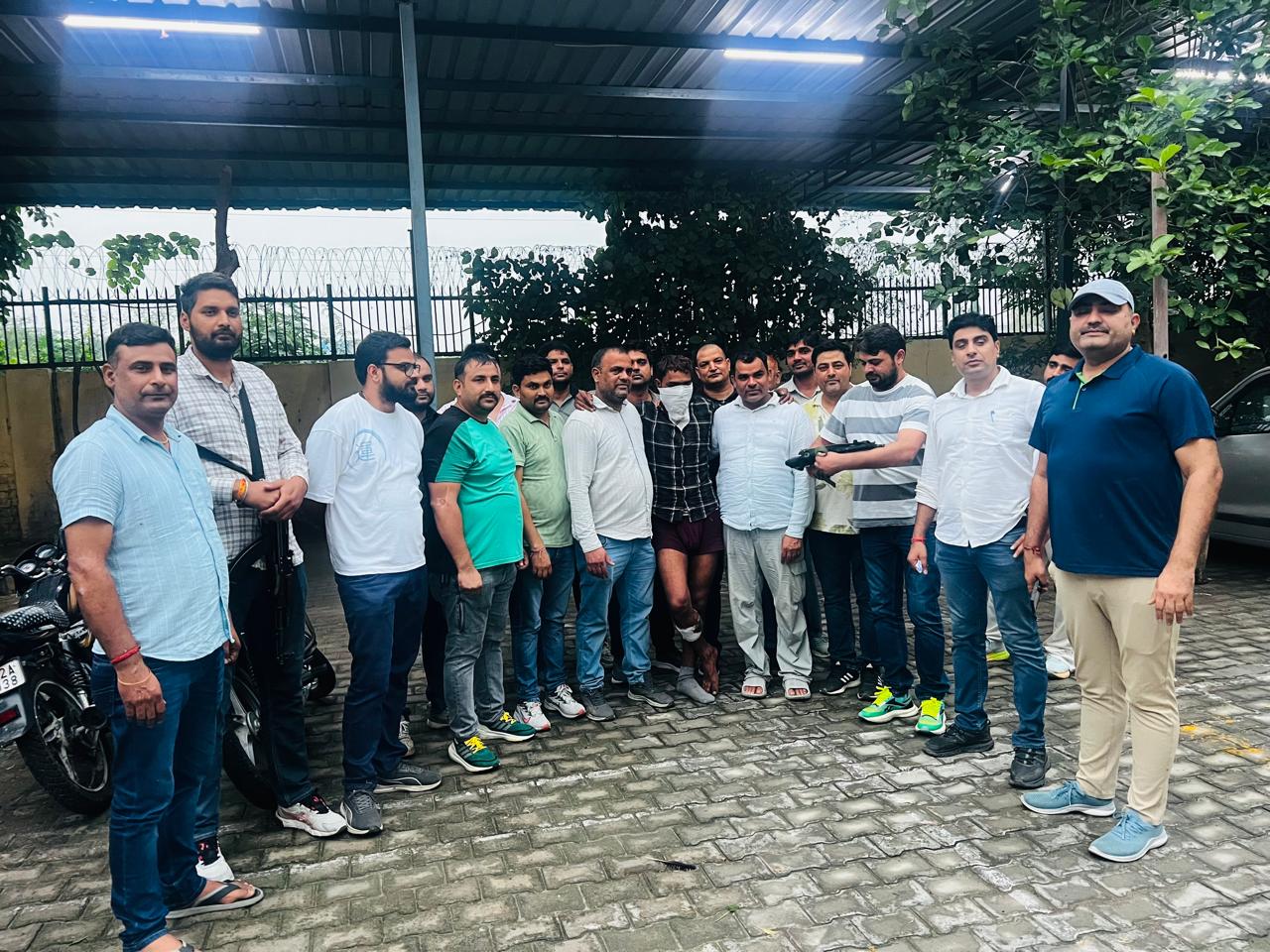 मुठभेड़ में पकड़े गए आरोपित की फोटो मुठभेड़ में पकड़े गए आरोपित की फोटो
