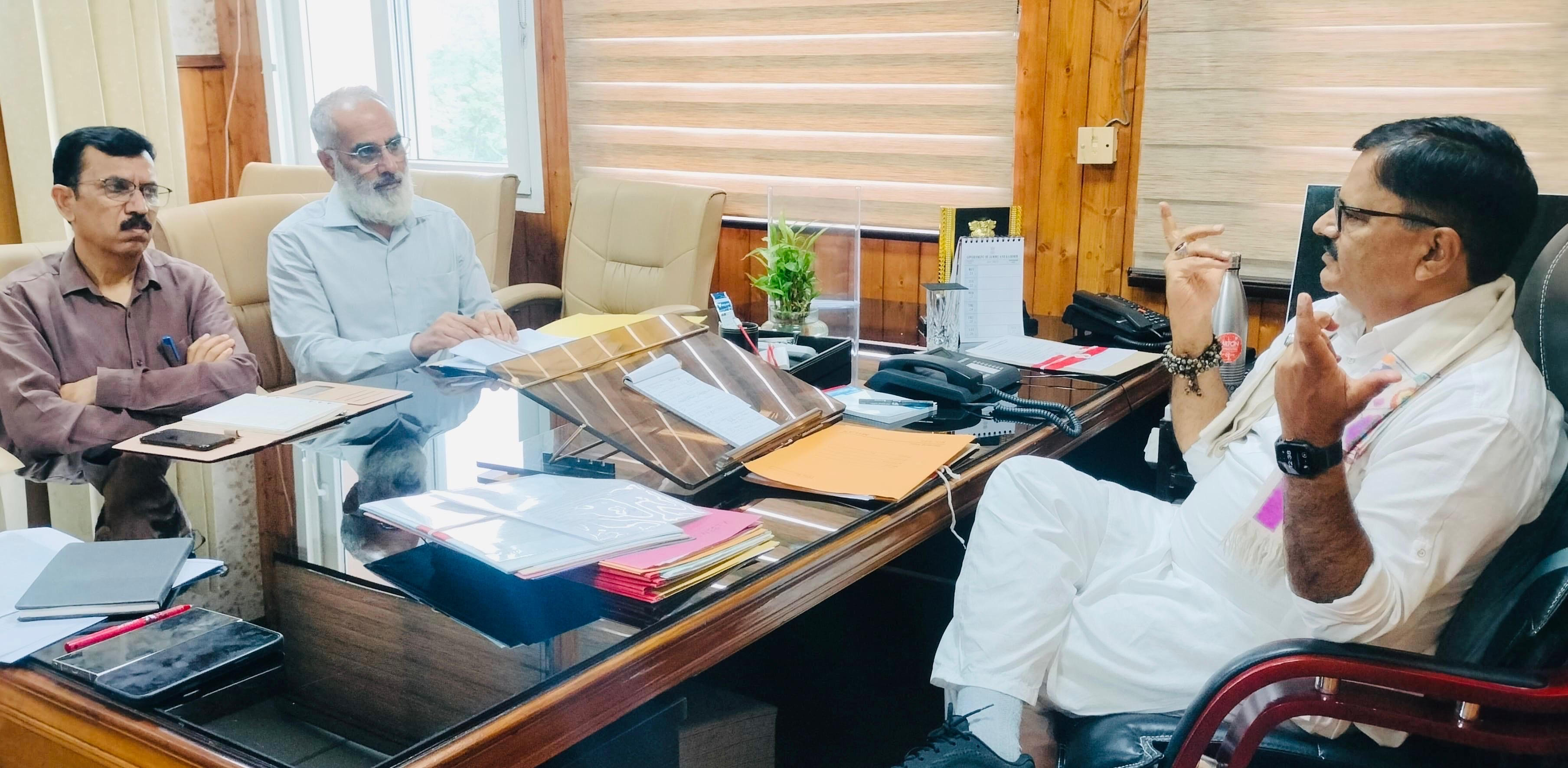 Javed Rana reviews implementation of RDSS in Poonch Javed Rana reviews implementation of RDSS in Poonch