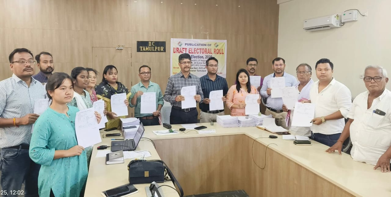 तमुलपुर में बीटीसी चुनाव की ड्राफ्ट वोटर लिस्ट प्रकाशित।