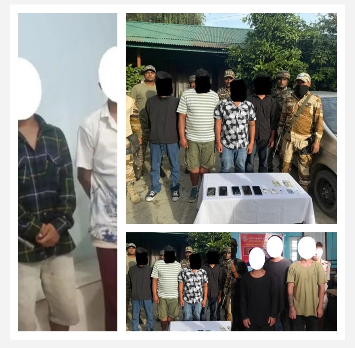 Seven rebels Nabbed in Sweeping Manipur Crackdown; Arms Cache Seized Seven rebels Nabbed in Sweeping Manipur Crackdown; Arms Cache Seized