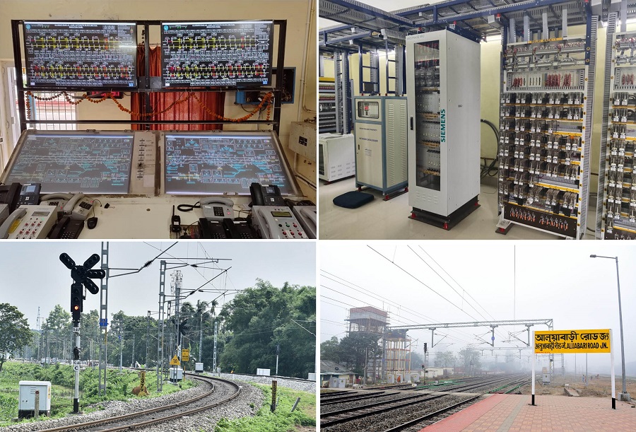 पूसीरे में नए ऑटो ब्लॉक कमीशनिंग के साथ डिजिटल रेलवे नेटवर्क के विस्तार का दृश्य पूसीरे में नए ऑटो ब्लॉक कमीशनिंग के साथ डिजिटल रेलवे नेटवर्क के विस्तार का दृश्य