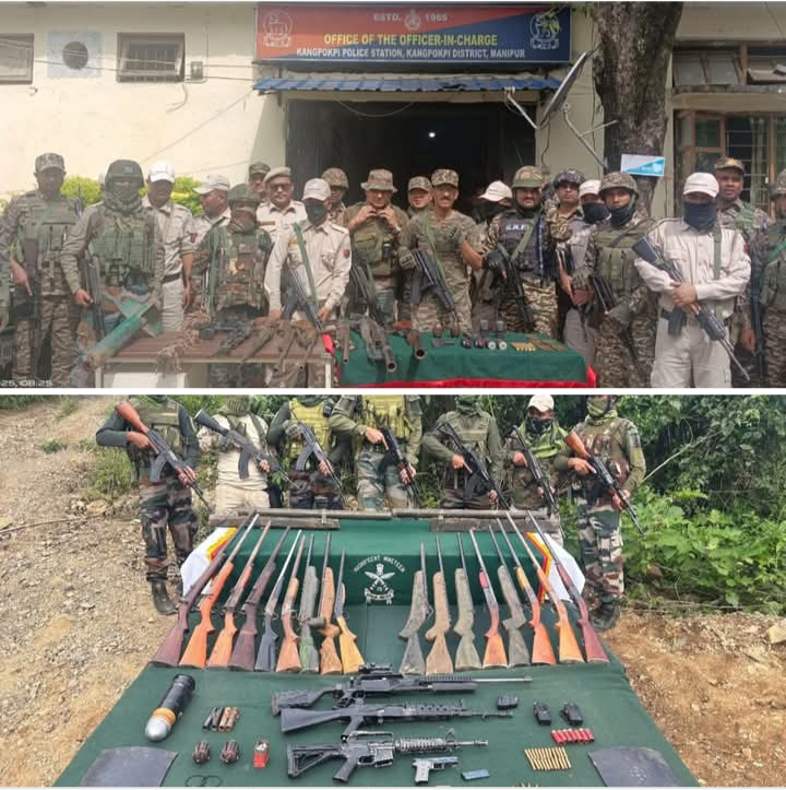 Image of the Seven rebels Nabbed in Sweeping Manipur Crackdown; Arms Cache Seized. Image of the Seven rebels Nabbed in Sweeping Manipur Crackdown; Arms Cache Seized.