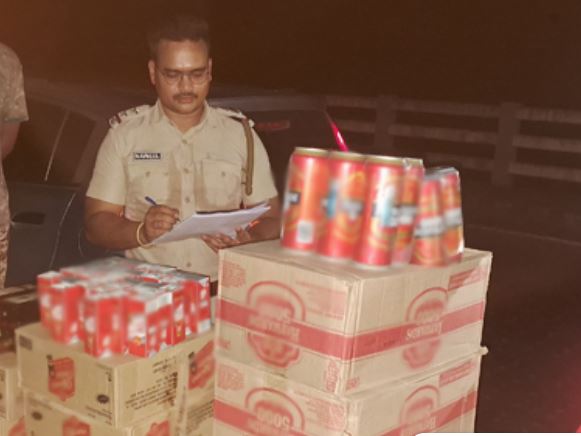 लाखों की शराब जब्त लाखों की शराब जब्त