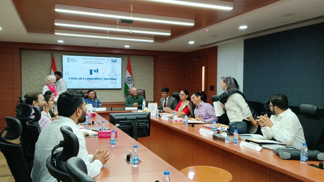एनसीएसएसआर ने खेल विज्ञान अनुसंधान में नैतिक मानकों को मजबूत करने के लिए संस्थागत समिति की पहली बैठक आयोजित की