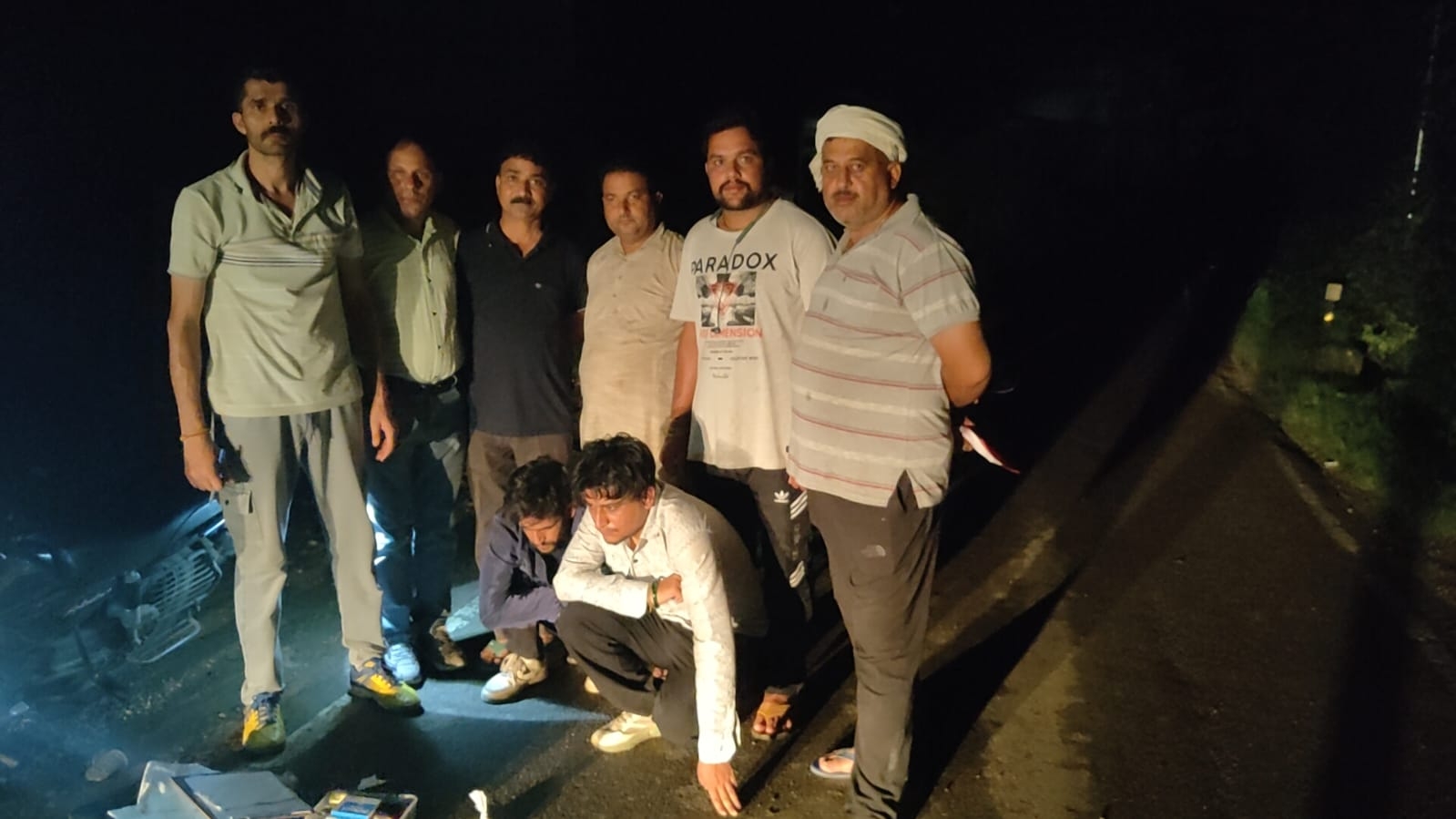 चिट्टे के साथ गिरफ्तार आरोपी। चिट्टे के साथ गिरफ्तार आरोपी।