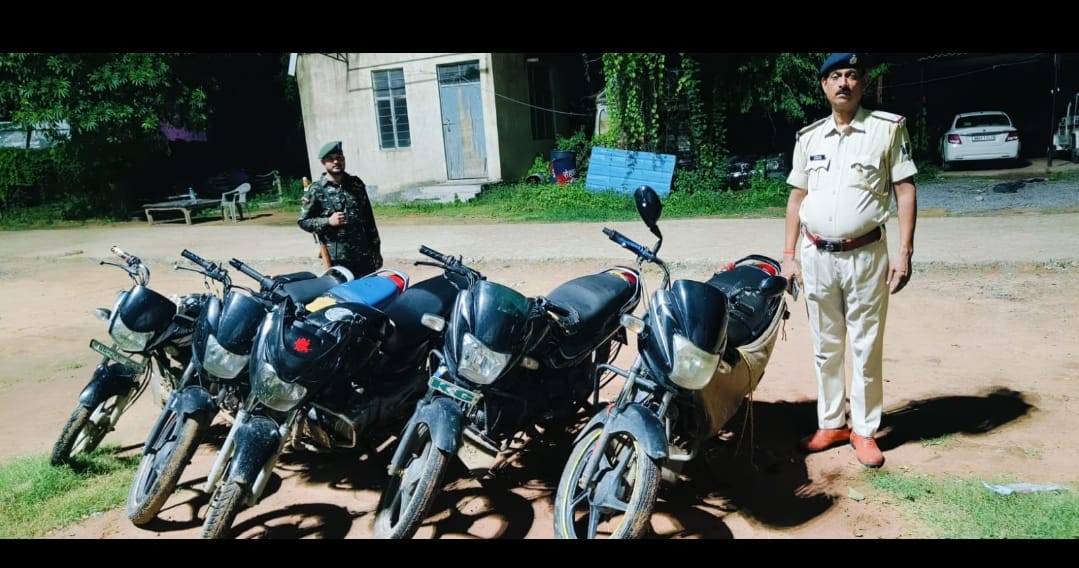 बरामद बाईक बरामद बाईक