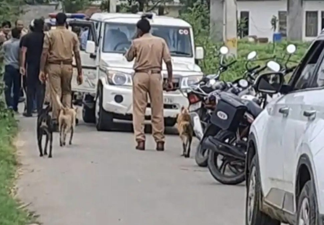 पुलिस ने काली स्कॉर्पियो से लाखों का गांजा पकड़ा