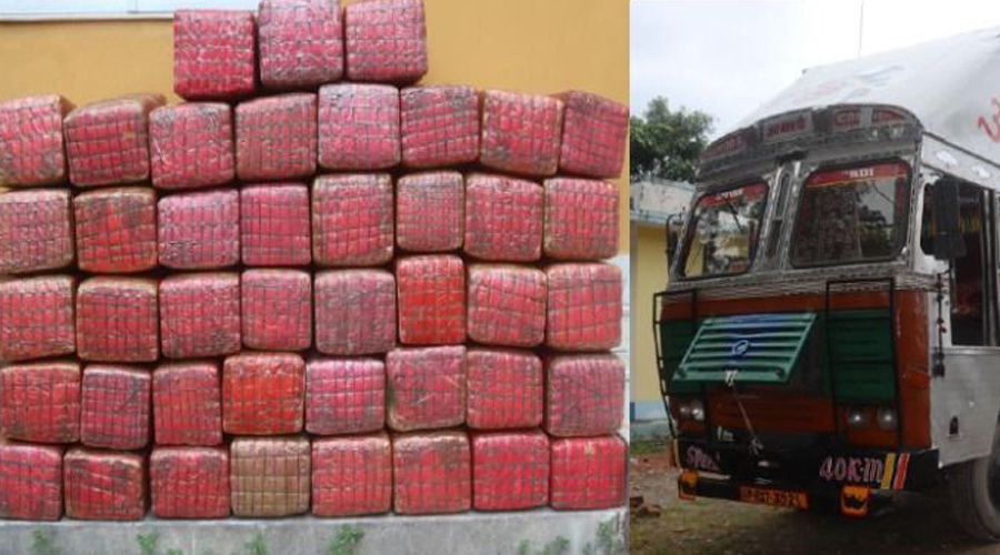 गांजा से लदा भारतीय कंटेनर नेपाल में जब्त