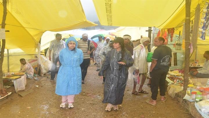 कलेक्टर एवं एसपी ने सोमवार को मेला क्षेत्र का किया सघन निरीक्षण