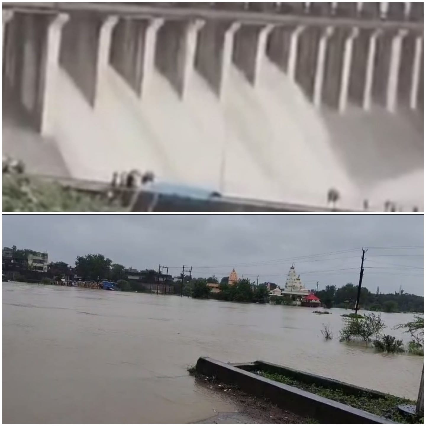 मोहनपुरा डेम के खोले छह गेट, स्कूलों का अवकाश घोषित